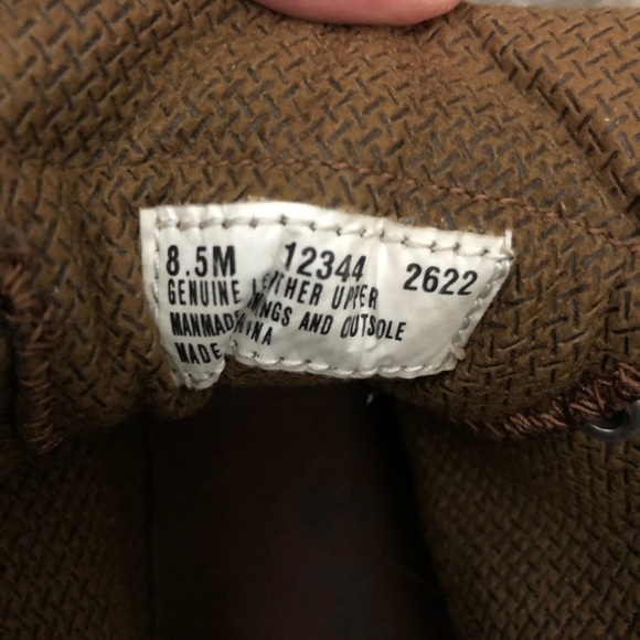 Timberland Dark Brown Leather Lace Up Hiking Boots 8.5 - Picture 11 of 11